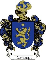 Escudo del apellido Cerraluque