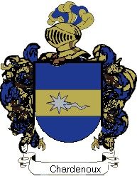 Escudo del apellido Chardenoux