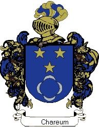 Escudo del apellido Chareum