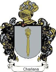 Escudo del apellido Charlana