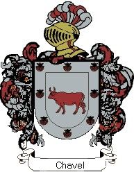 Escudo del apellido Chavel