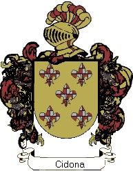 Escudo del apellido Cidona