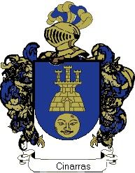 Escudo del apellido Cinarras