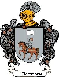 Escudo del apellido Claramonte