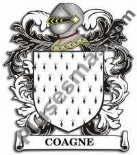 Escudo del apellido Coagne
