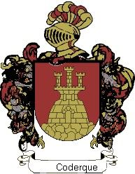 Escudo del apellido Coderque