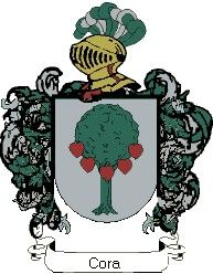 Escudo del apellido Cora