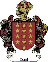 Escudo del apellido Coral