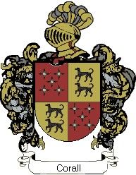 Escudo del apellido Corall