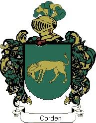 Escudo del apellido Corden