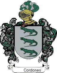 Escudo del apellido Cordones