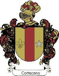 Escudo del apellido Cortacans