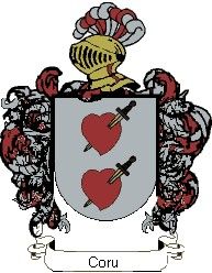 Escudo del apellido Coru