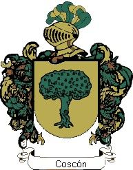Escudo del apellido Coscón