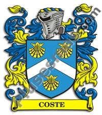 Escudo del apellido Coste