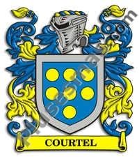 Escudo del apellido Courtel
