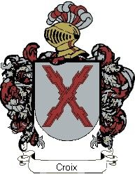Escudo del apellido Croix