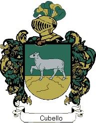 Escudo del apellido Cubello