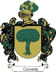 Escudo del apellido Cursada