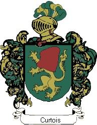 Escudo del apellido Curtois