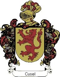 Escudo del apellido Cusel