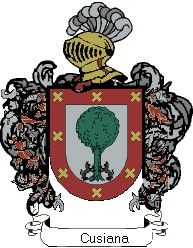 Escudo del apellido Cusiana