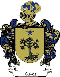 Escudo del apellido Cuyas