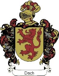 Escudo del apellido Dach