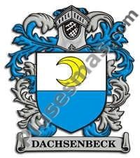 Escudo del apellido Dachsenbeck