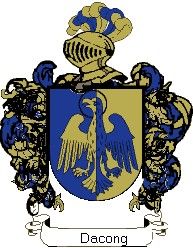 Escudo del apellido Dacong