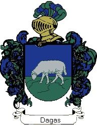 Escudo del apellido Dagas