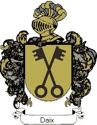 Escudo del apellido Daix