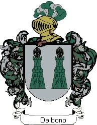 Escudo del apellido Dalbono