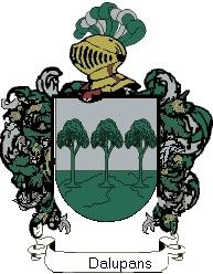 Escudo del apellido Dalupans