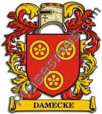 Escudo del apellido Damecke