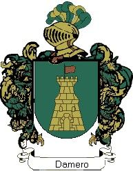 Escudo del apellido Damero