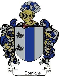 Escudo del apellido Damians