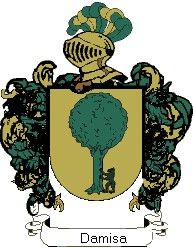 Escudo del apellido Damisa