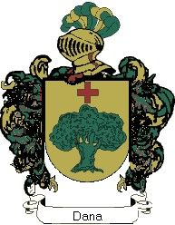 Escudo del apellido Dana