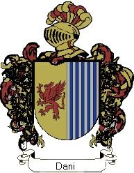 Escudo del apellido Dani