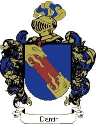 Escudo del apellido Dantín