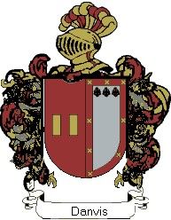 Escudo del apellido Danvis