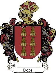 Escudo del apellido Daoz