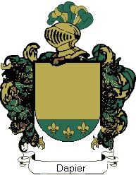 Escudo del apellido Dapier