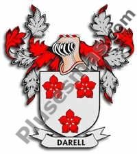 Escudo del apellido Darell