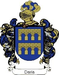 Escudo del apellido Daría