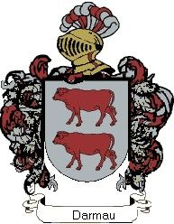 Escudo del apellido Darmau