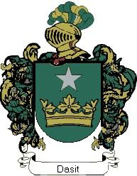 Escudo del apellido Dasit