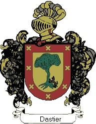 Escudo del apellido Dastier