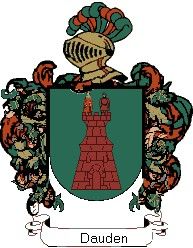 Escudo del apellido Dauden